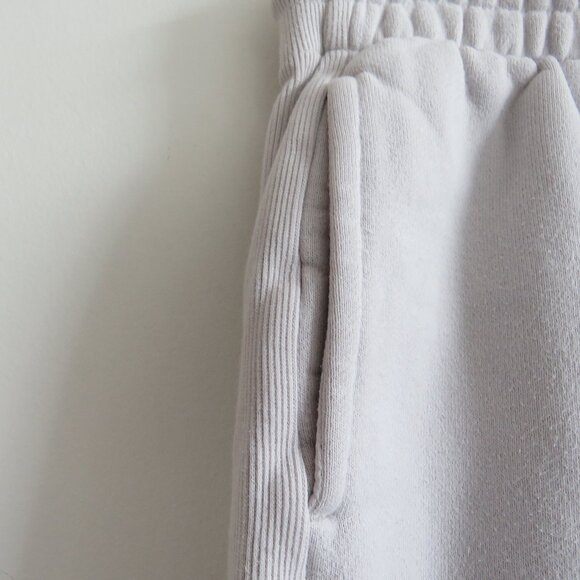 ARITZIA TNA Cozy AF Sweatfleece Boyfriend Sweatpant Heather Cloud White Lounge - Picture 7 of 16